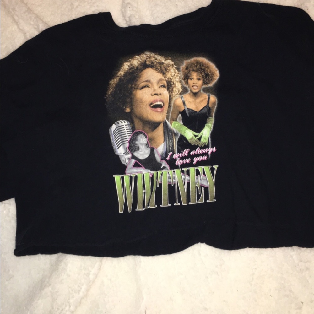 Whitney Houston crop top